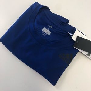 Royal blue climafit adidas sport shirt